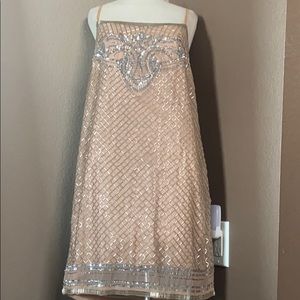 Cute beaded mini dress ! Wedding! ❤️